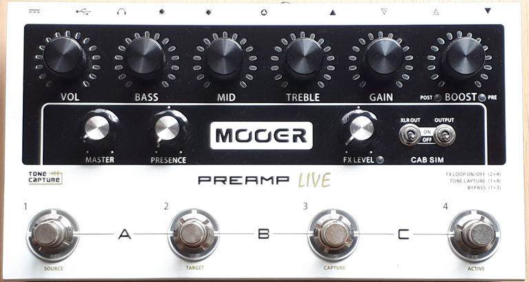 Mooer / Preamp Live ムーアー / プリアンプ ライブ｜ギタリスト気に 